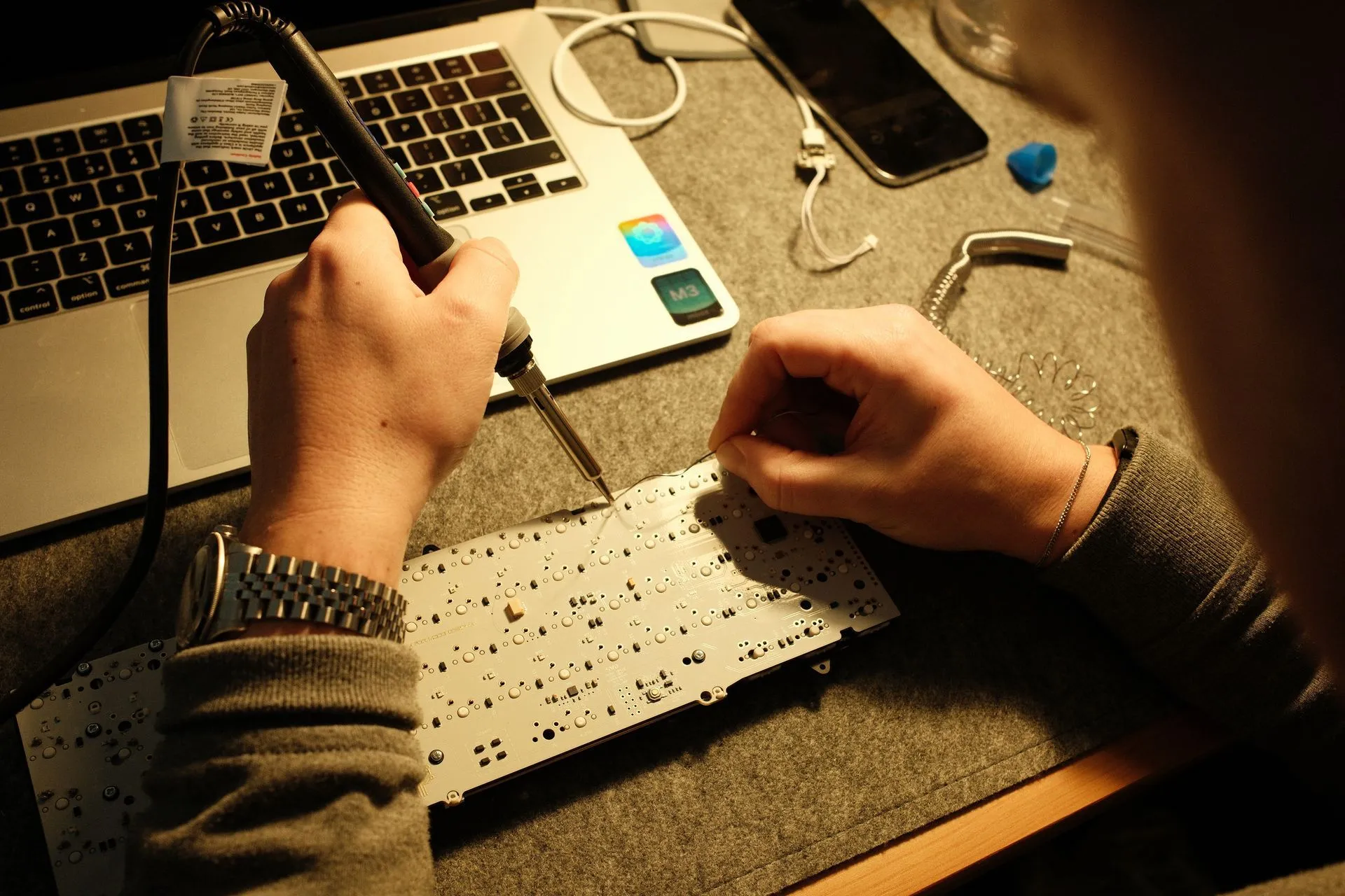 Soldering progress 3